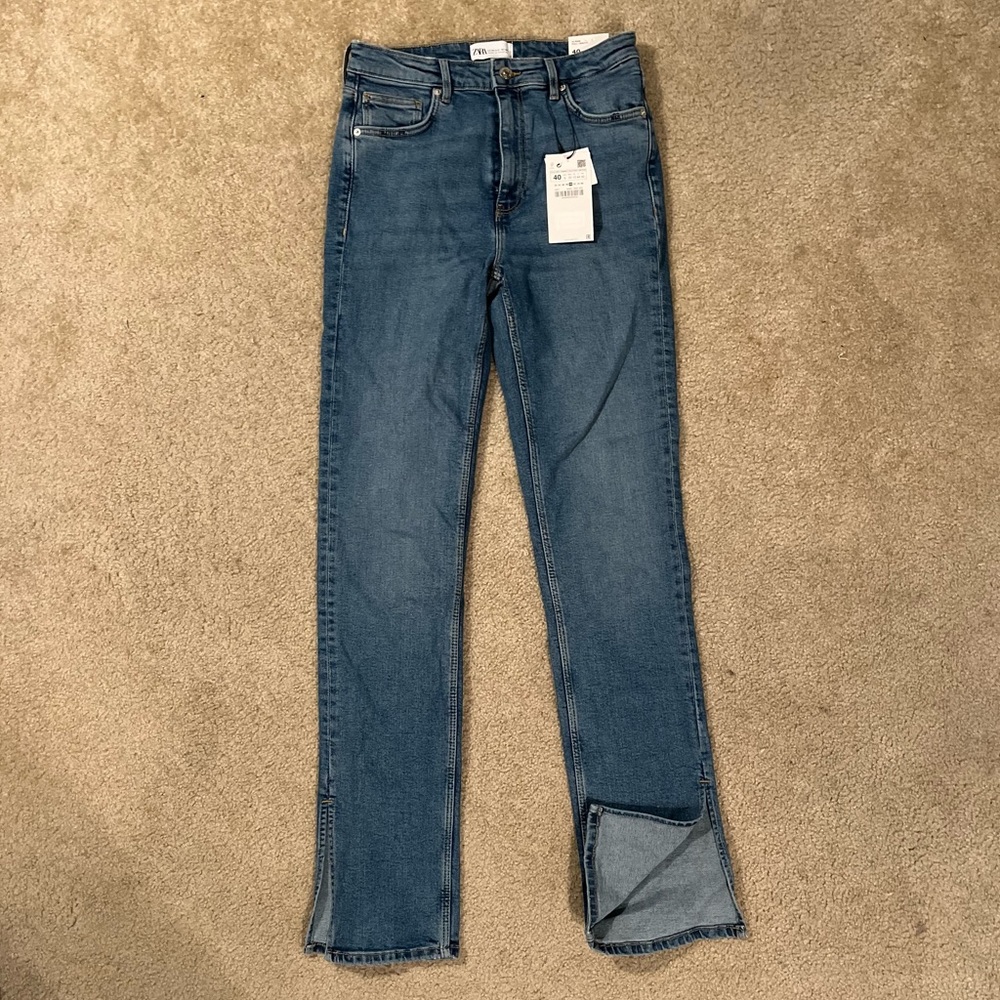 Slim Split Jeans
